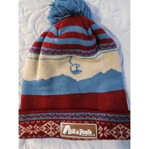Bill‎ & Paul's Sporthaus, Knit Hat, Vintage Inspired, Designed In Vail Colorado.